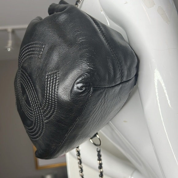 Chanel Black Leather Mini Backpack Bucket Bag Dustbag and Authenticity Card - Picture 4 of 16